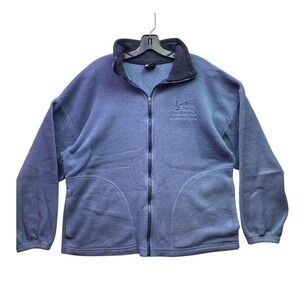 Vintage Shenandoah National Park Jacket‎ Mens Large Embroidered Fleece Full Zip